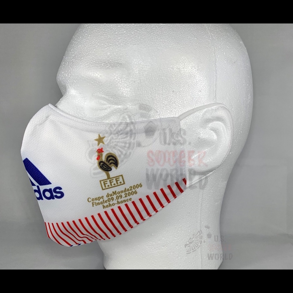 France Soccer Face Mask 2006 FIFA World Cup Final